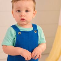 Blue Overalls 3-24m