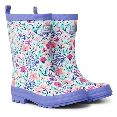 Bottes de Pluie Fleurs Sauvages Pointures 4B-3J