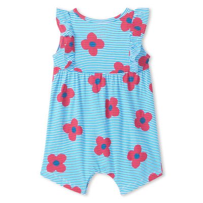 Flowers Ruffle Romper 3-24m