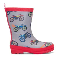 Dirt Bikes Rain Boots Sizes 5-3