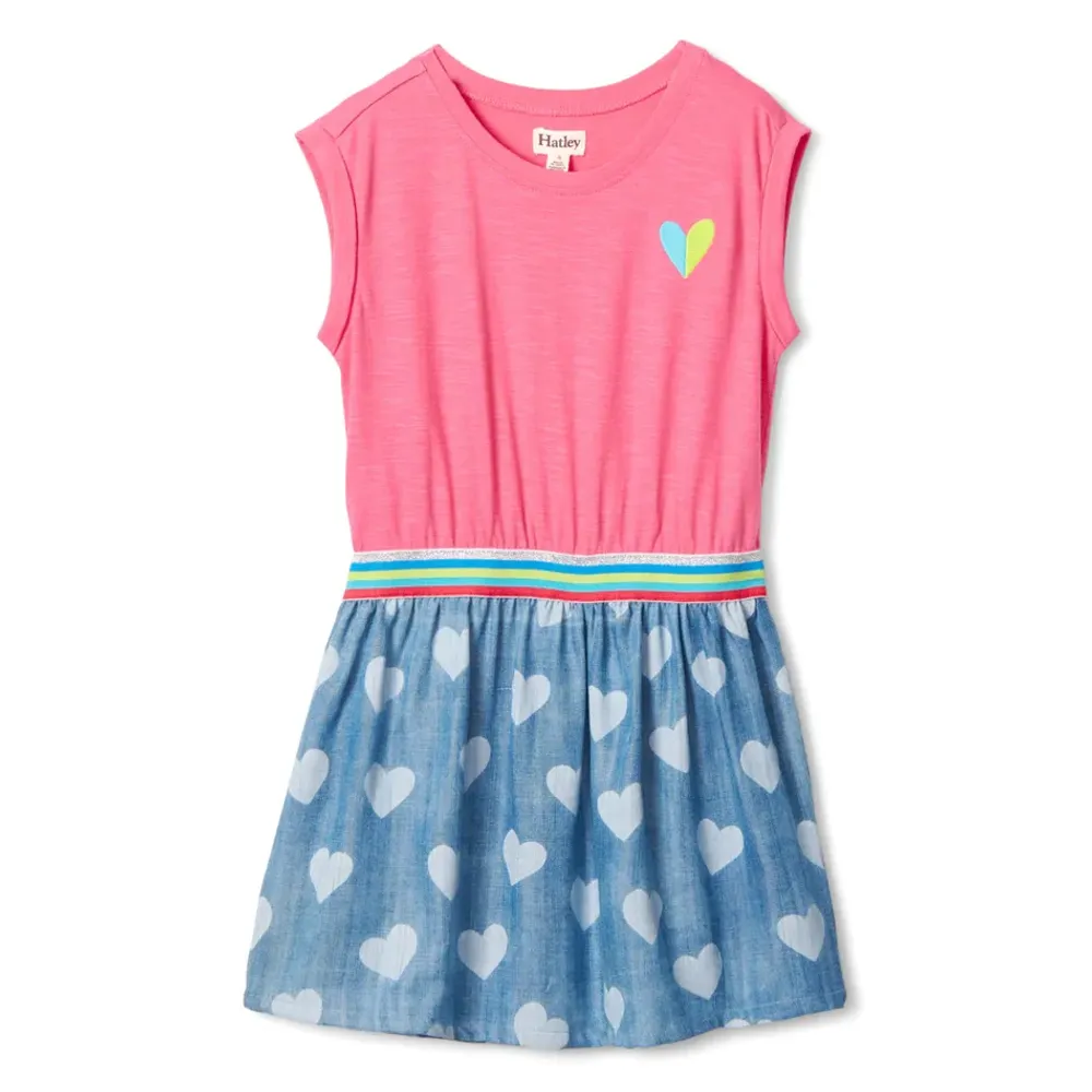 Heart Dress 3-8y