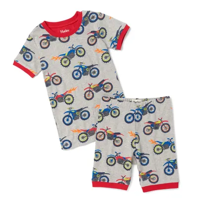 Dirt BIkes Short Pajamas 3-10y