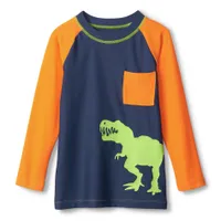 Dino Long Sleeves UV Rashguard 3-6y