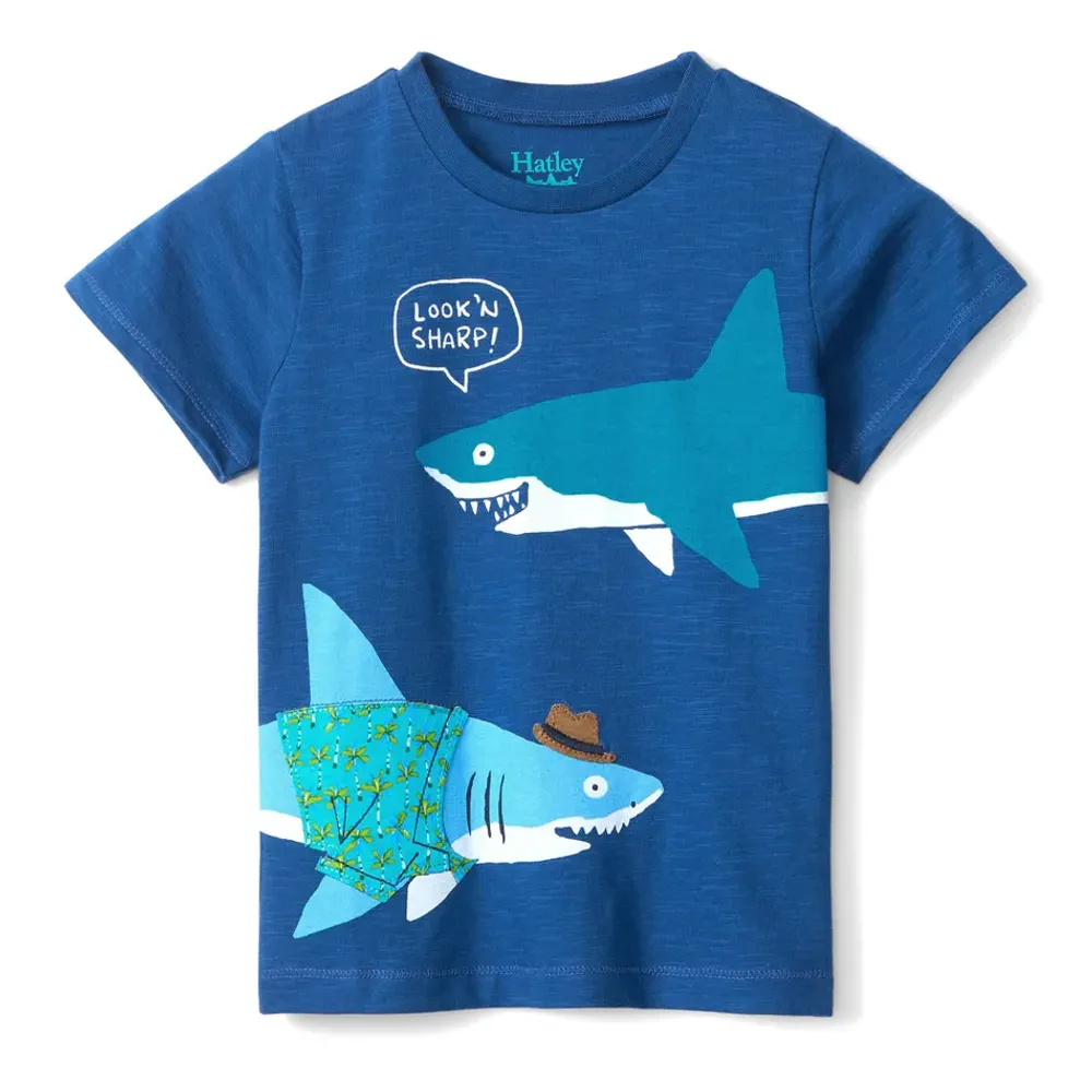 Beachy Sharks T-Shirt 9-24m