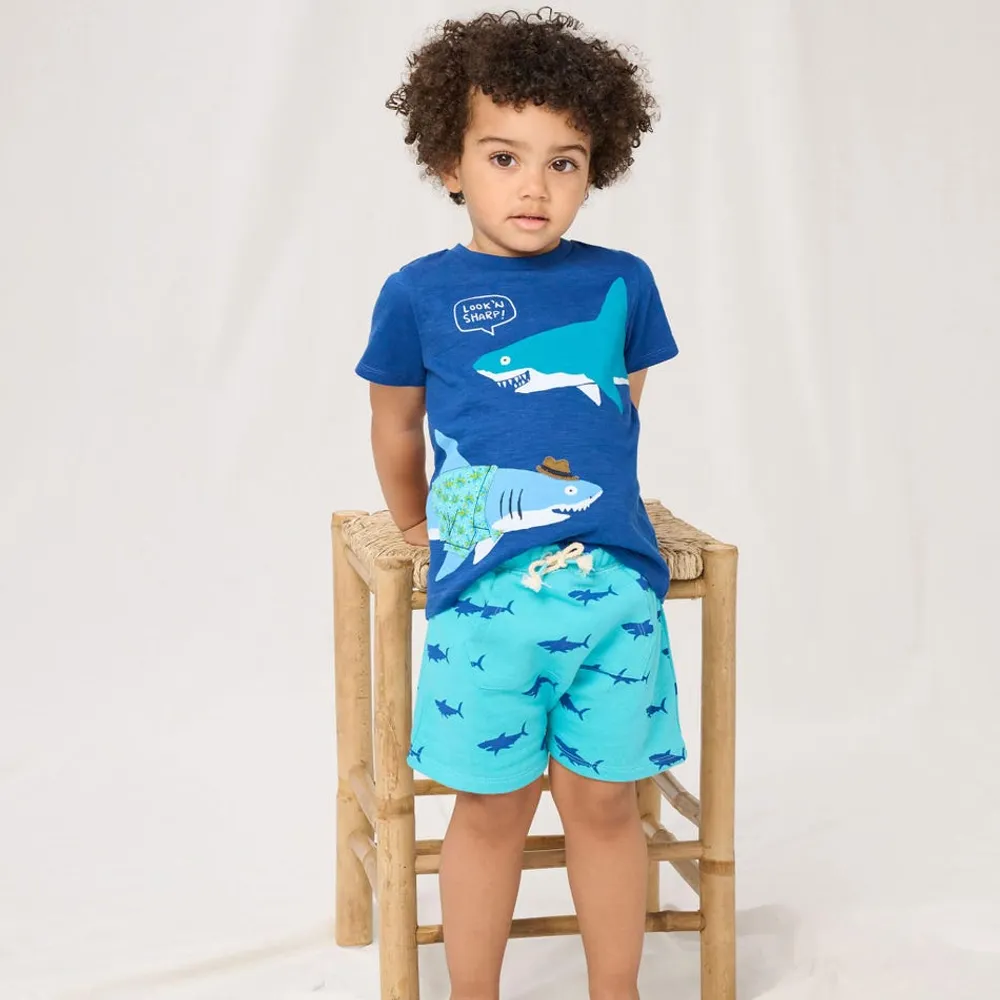 Beachy Sharks T-Shirt 9-24m