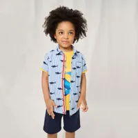 Shark Striped Shirt 2-8y