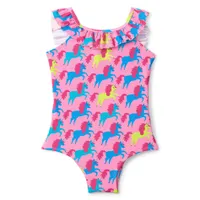 Unicorn UV Swimsuit 3-6y