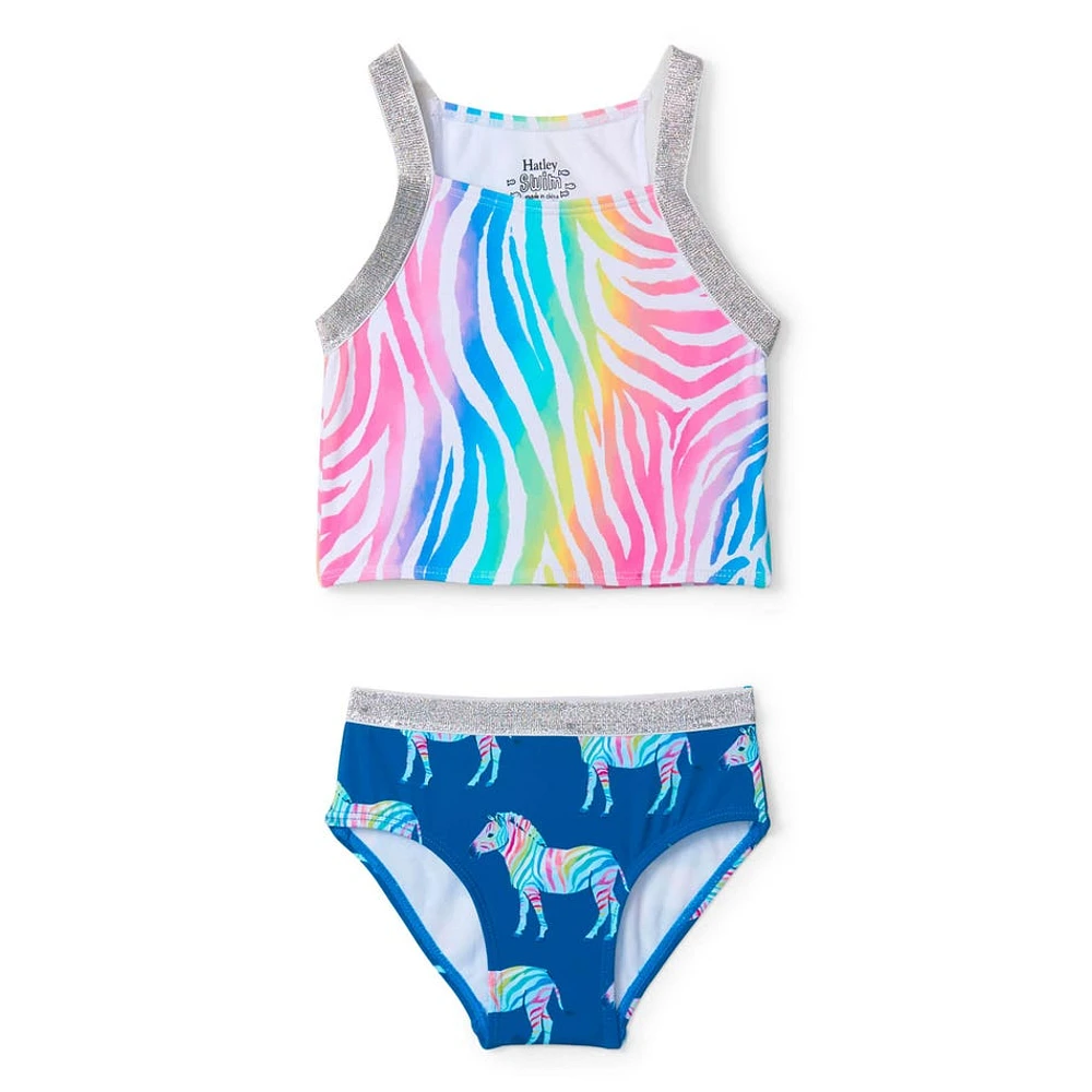 Zebra Tankini Set 4-8y