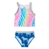 Zebra Tankini Set 4-8y