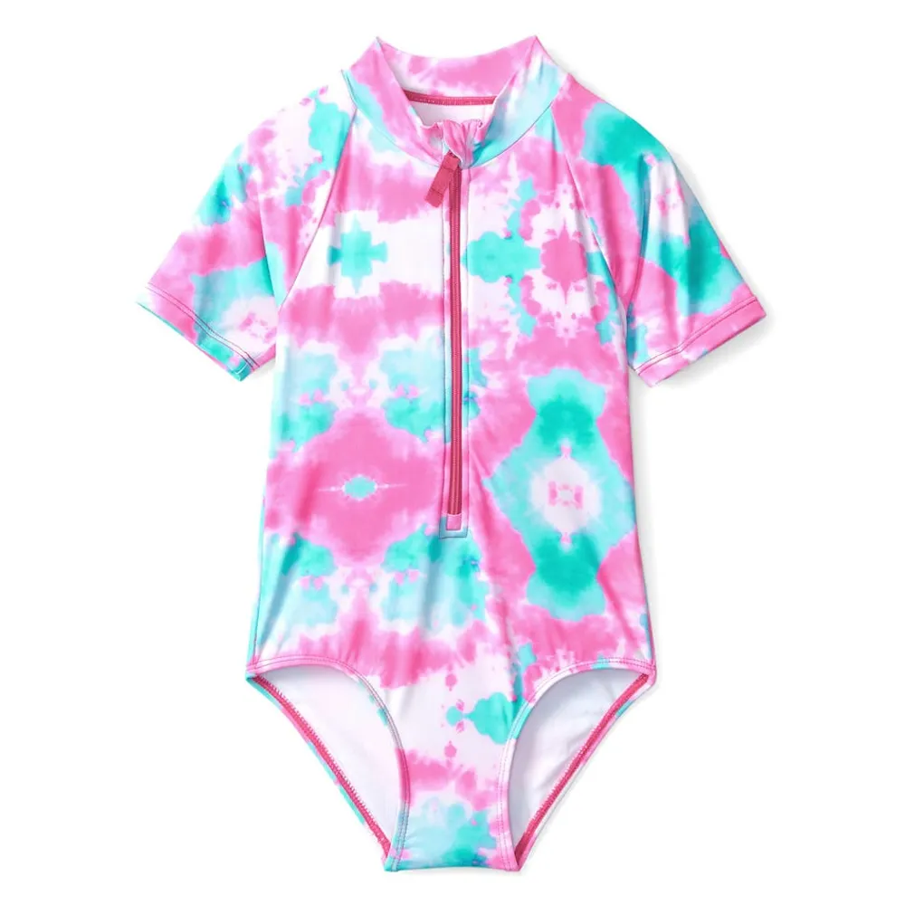 Tie Dye One Piece Rashguard 3-8y