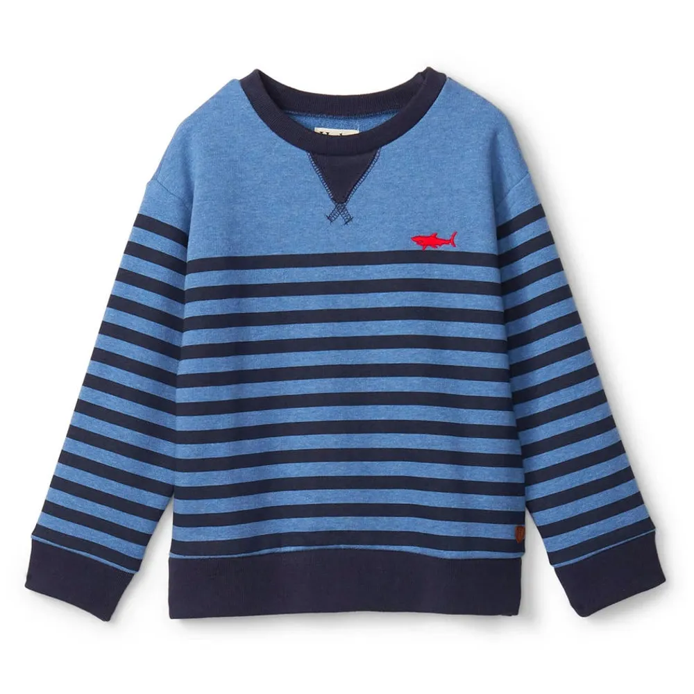 Shark Striped Pullover 3-6y