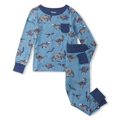 Pyjama Bambou Dino 3-10ans