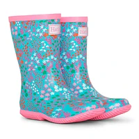 Botte de Pluie Pliable Florale Pointures 6-2