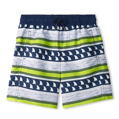 Maillot Short Rayé Nageoire 3-6ans