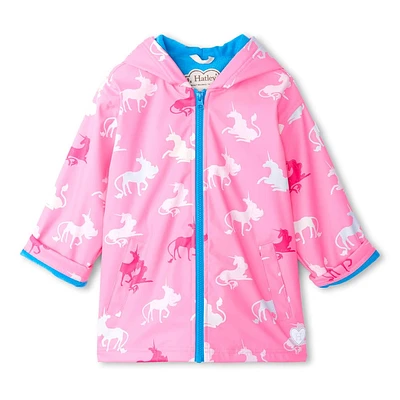 Unicorn Zip Rain Mid-season Jacket 3-8y