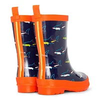 Sharks Rain Boots Sizes 5-2