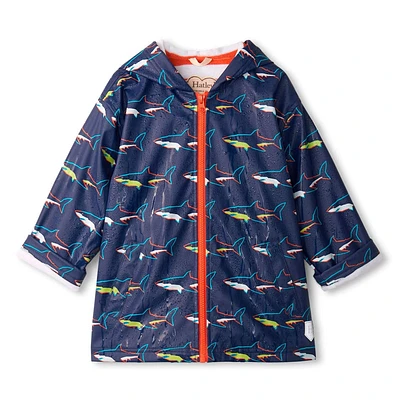 Sharks Zip Rain Mid-season Jacket 3-8y