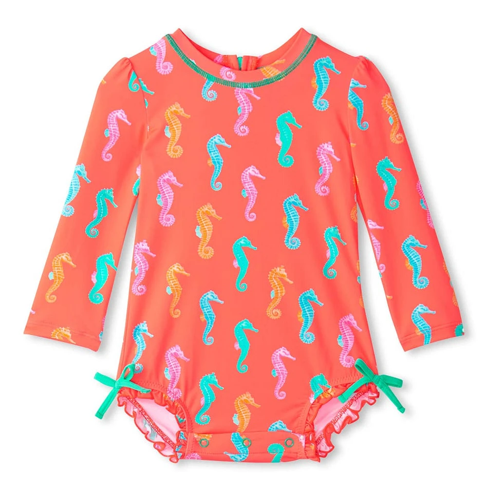 Sea Horse 1 Piece UV Swimsuit 3-24m