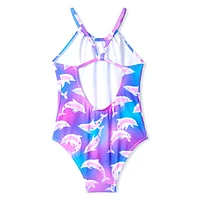 Dolphin AOP Swimsuit 3-8y