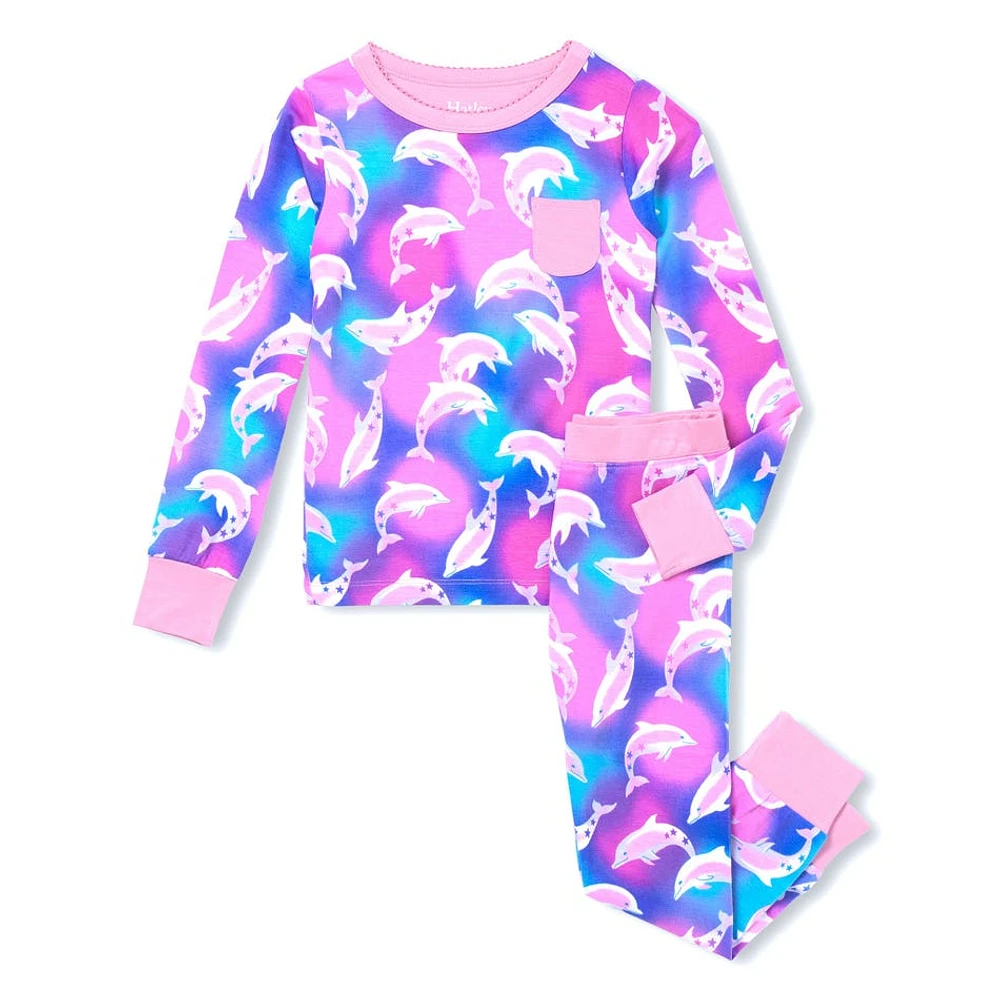 Dolphin Pajama Set 3-10y