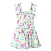 Floral Angel Dress 3-8y