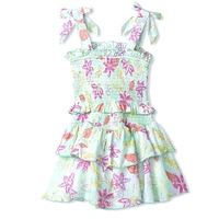 Floral Angel Dress 3-8y