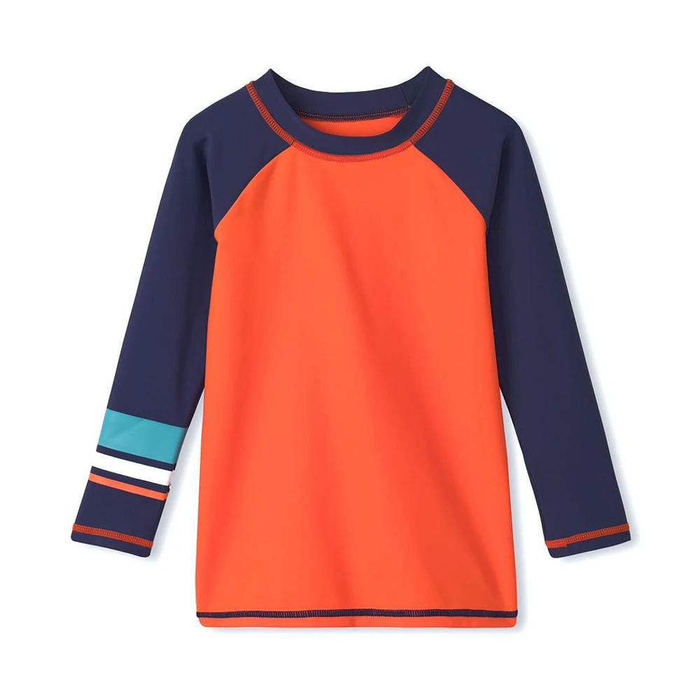 Orange Rashguard 3-6y