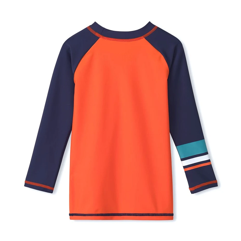 Orange Rashguard 3-6y