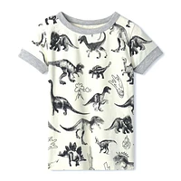 Dinos Short Pajama Set 3-10y