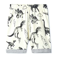 Dinos Short Pajama Set 3-10y