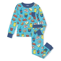 Carnival Eats Pajama Set 3-10y