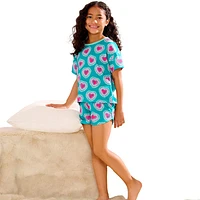 Hearts Pajama Set 3-8y