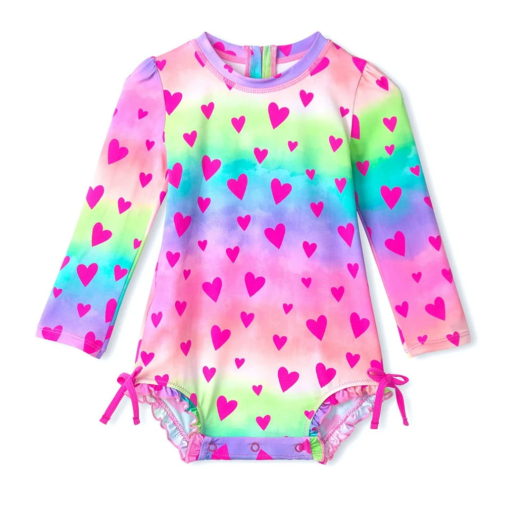 Hearts Swimsuit 3-24m