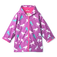 Horses Zip Rain Jacket 3-8y