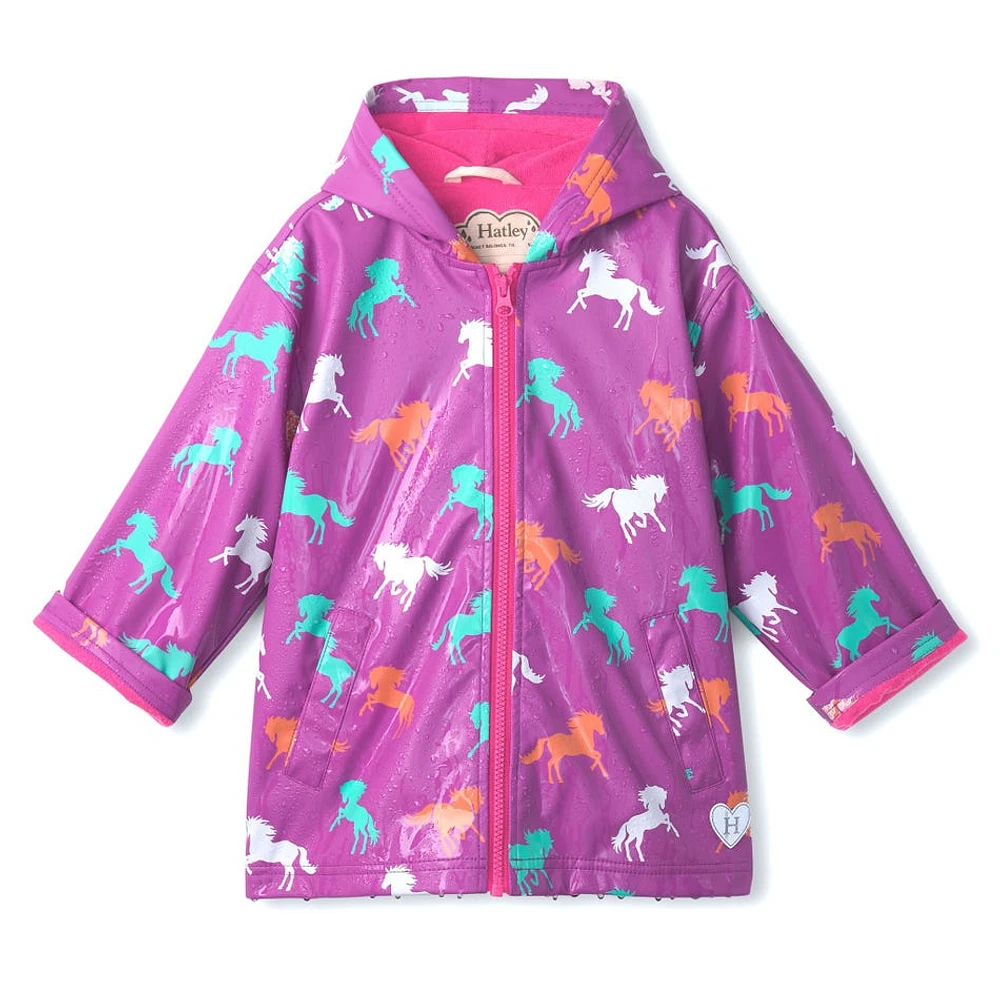 Imperméable Zip Chevaux 3-8ans