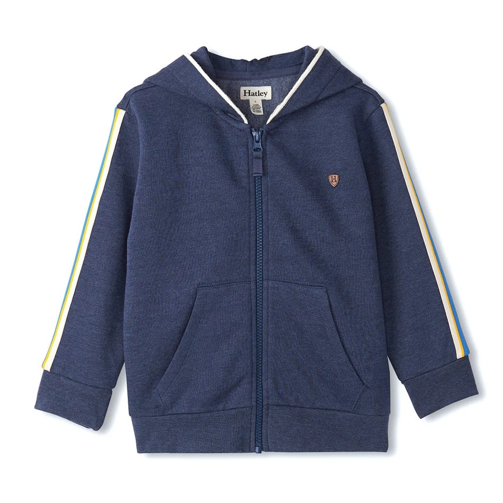 Navy Zip Hoodie 3-6y