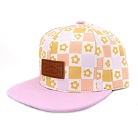 Casquette Carreaux Fleur 6-24mois