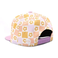 Flowers Plaid Snapback 2-16y