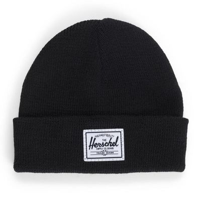 Sprout Black Beanie 0-6m