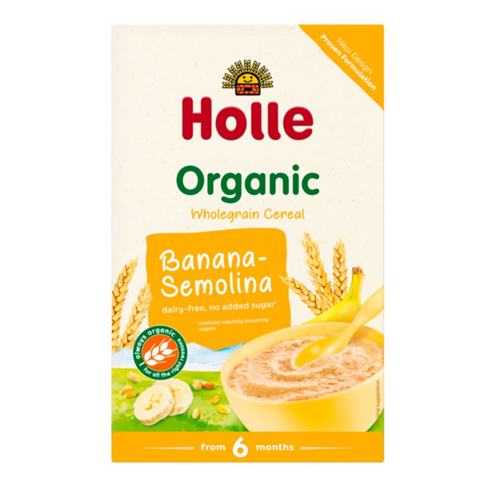 Organic Fruit Porridge Banana-Semolina (from 6 months)