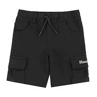 Black Cargo Short 2-12y