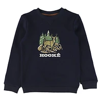 Jumping Deer Crewneck 2-14y