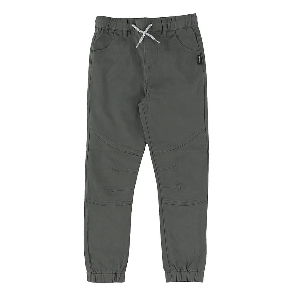 Hooke Charcoal Twill Pants 2-14y