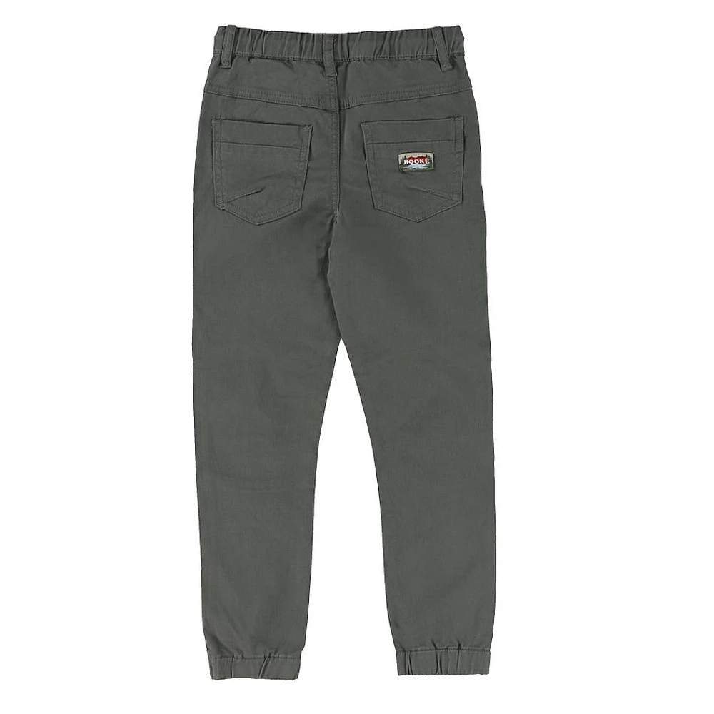 Hooke Charcoal Twill Pants 2-14y