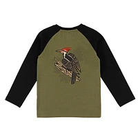 Woodpecker Raglan T-Shirt 2-12y