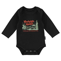 Outside Long Sleeves Onesie 3-24m