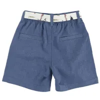 Twill Short with Belt 2-12y