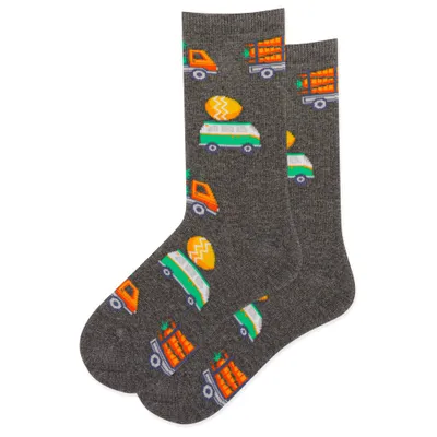 Easter Trucks Socks 4-9y