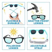 Lunette de Soleil Explorer Noire 2-6ans