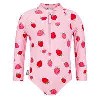 Strawberry UV Swimsuit 2-5y